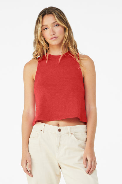 BELLA+CANVAS  ®  Women's Racerback Cropped Tank. BC6682