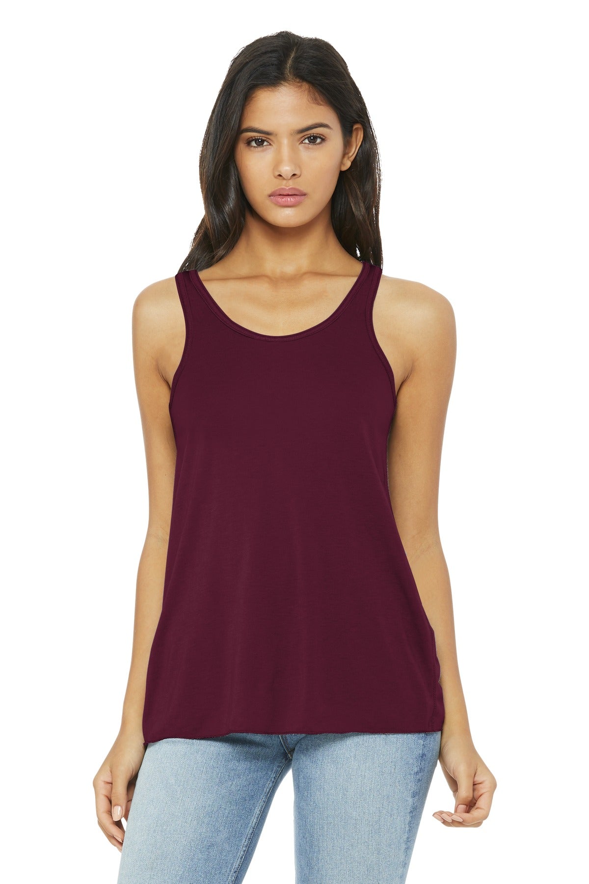 BELLA+CANVAS  ®  Women's Flowy Racerback Tank. BC8800