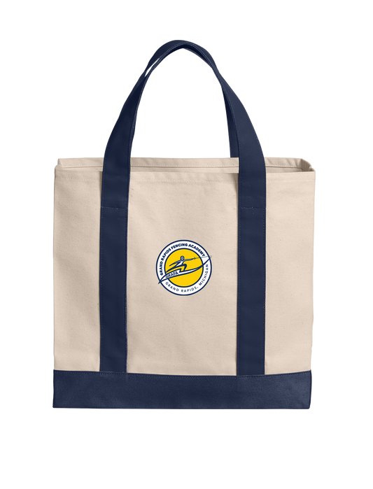 Port Authority® Cotton Canvas Two-Tone Tote BG429