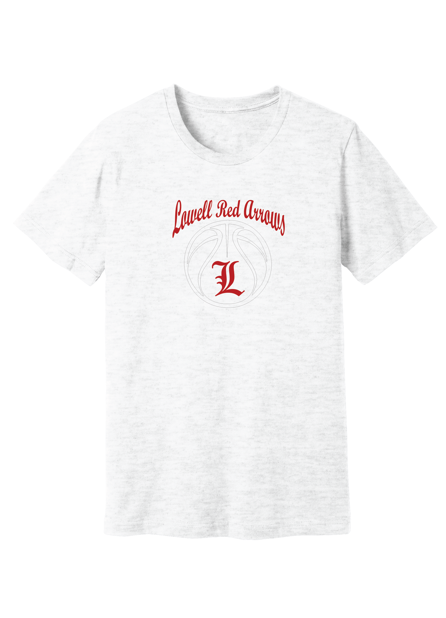 Lowell Red Arrow Basketball 3 T-Shirt
