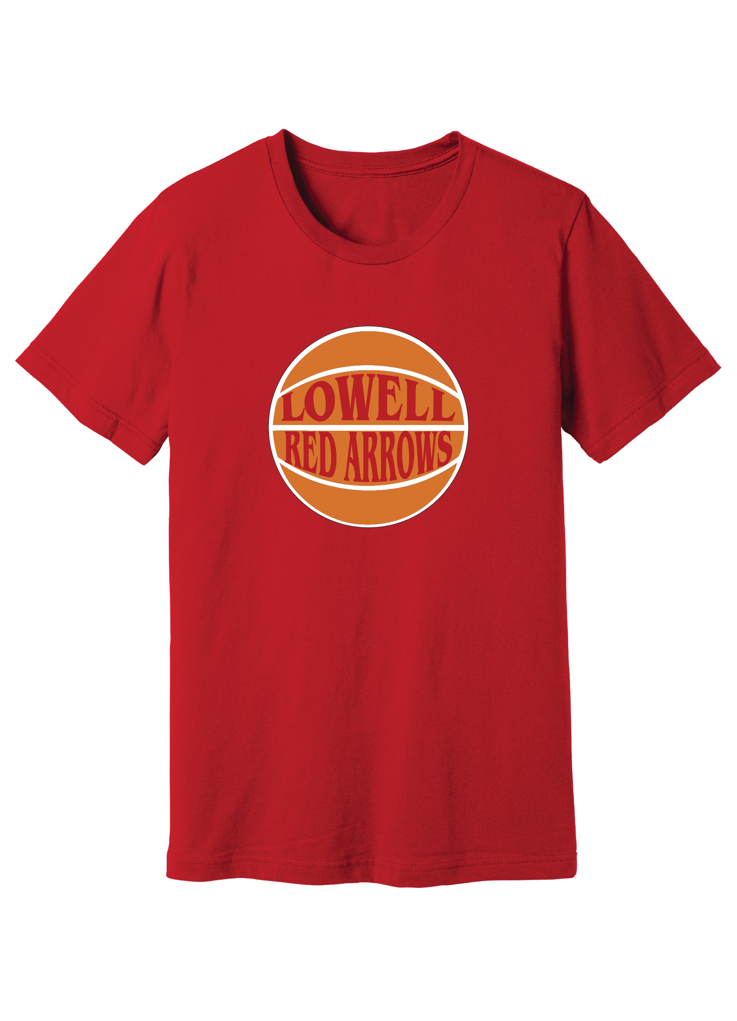 Lowell Red Arrow Basketball 6 T-Shirt