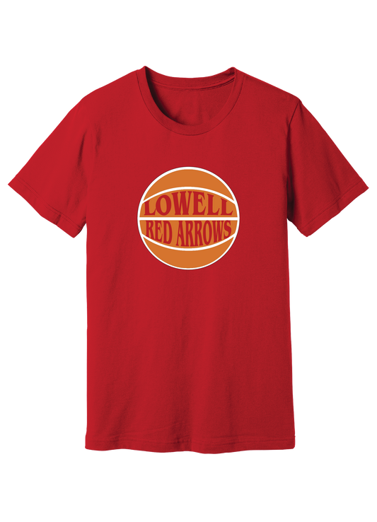 Lowell Red Arrow Basketball 6 T-Shirt
