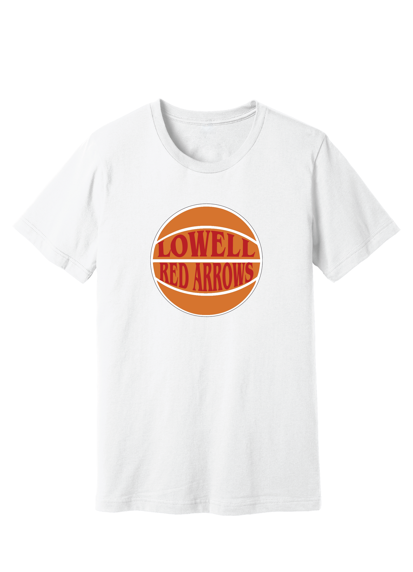 Lowell Red Arrow Basketball 6 T-Shirt