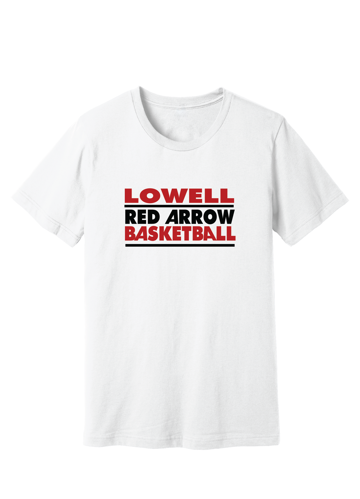 Lowell Red Arrow Basketball 7 T-Shirt