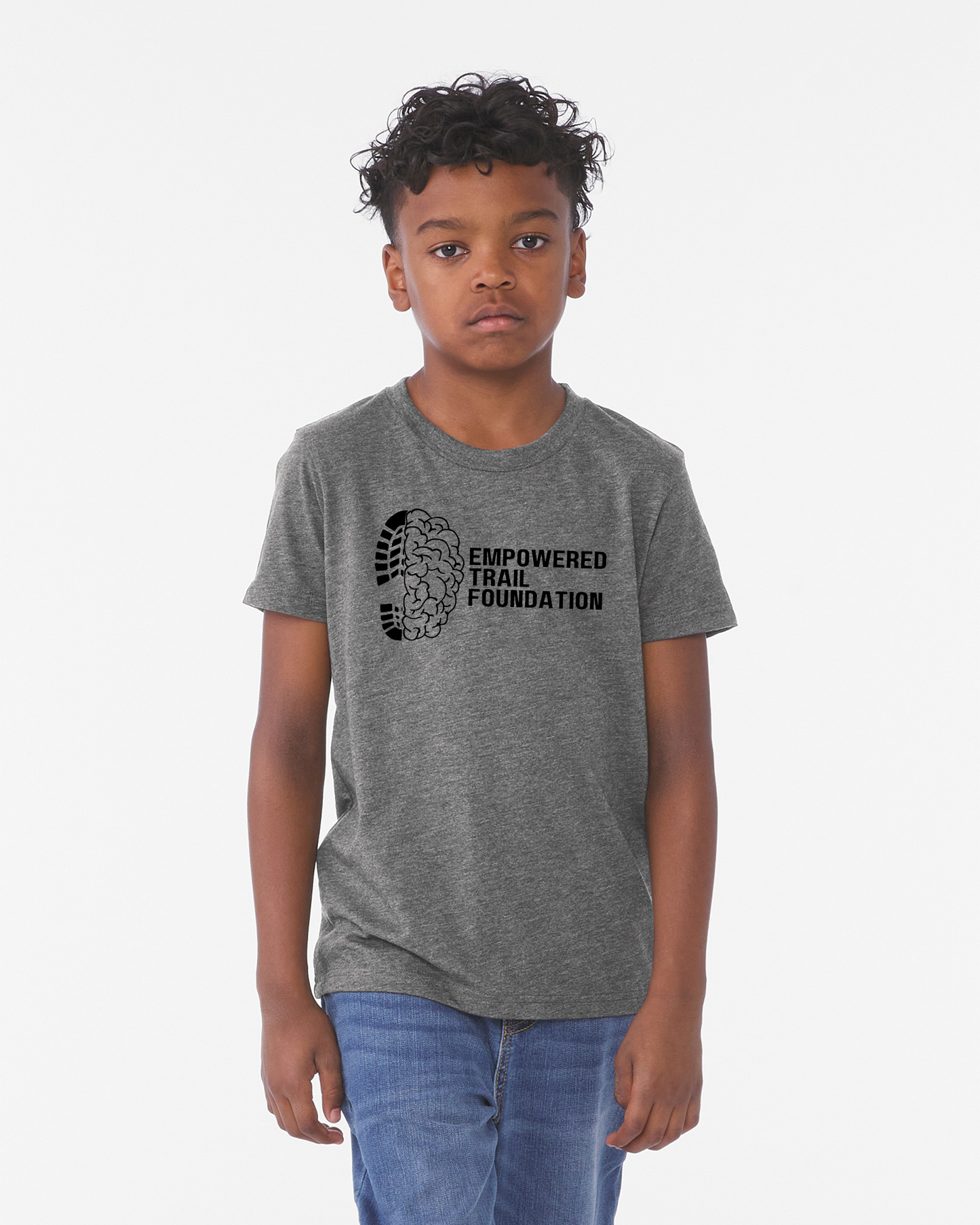 Youth BELLA+CANVAS® 3413Y Empowered Trail Foundation Triblend Tee