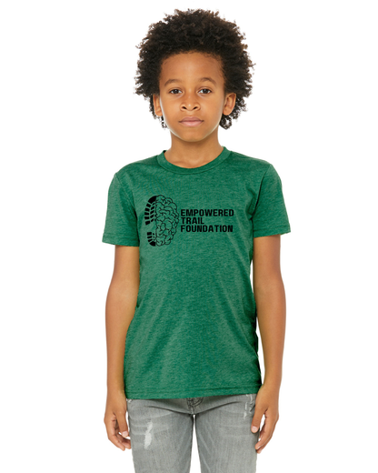 Youth BELLA+CANVAS® 3413Y Empowered Trail Foundation Triblend Tee