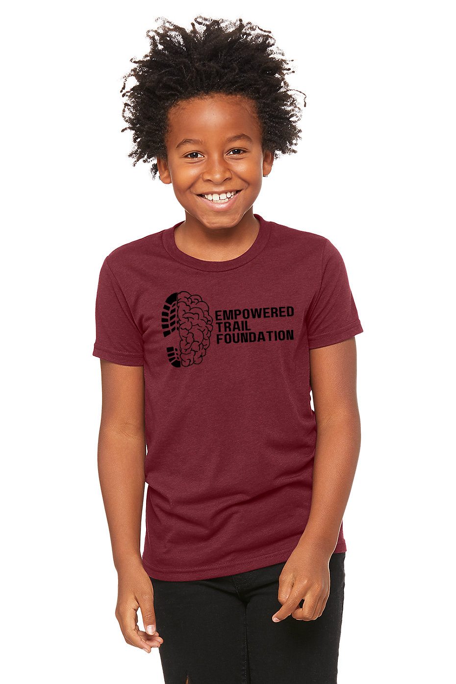 Youth BELLA+CANVAS® 3413Y Empowered Trail Foundation Triblend Tee