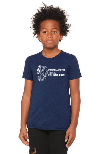 Youth BELLA+CANVAS® 3413Y Empowered Trail Foundation Triblend Tee