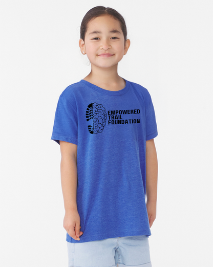 Youth BELLA+CANVAS® 3413Y Empowered Trail Foundation Triblend Tee