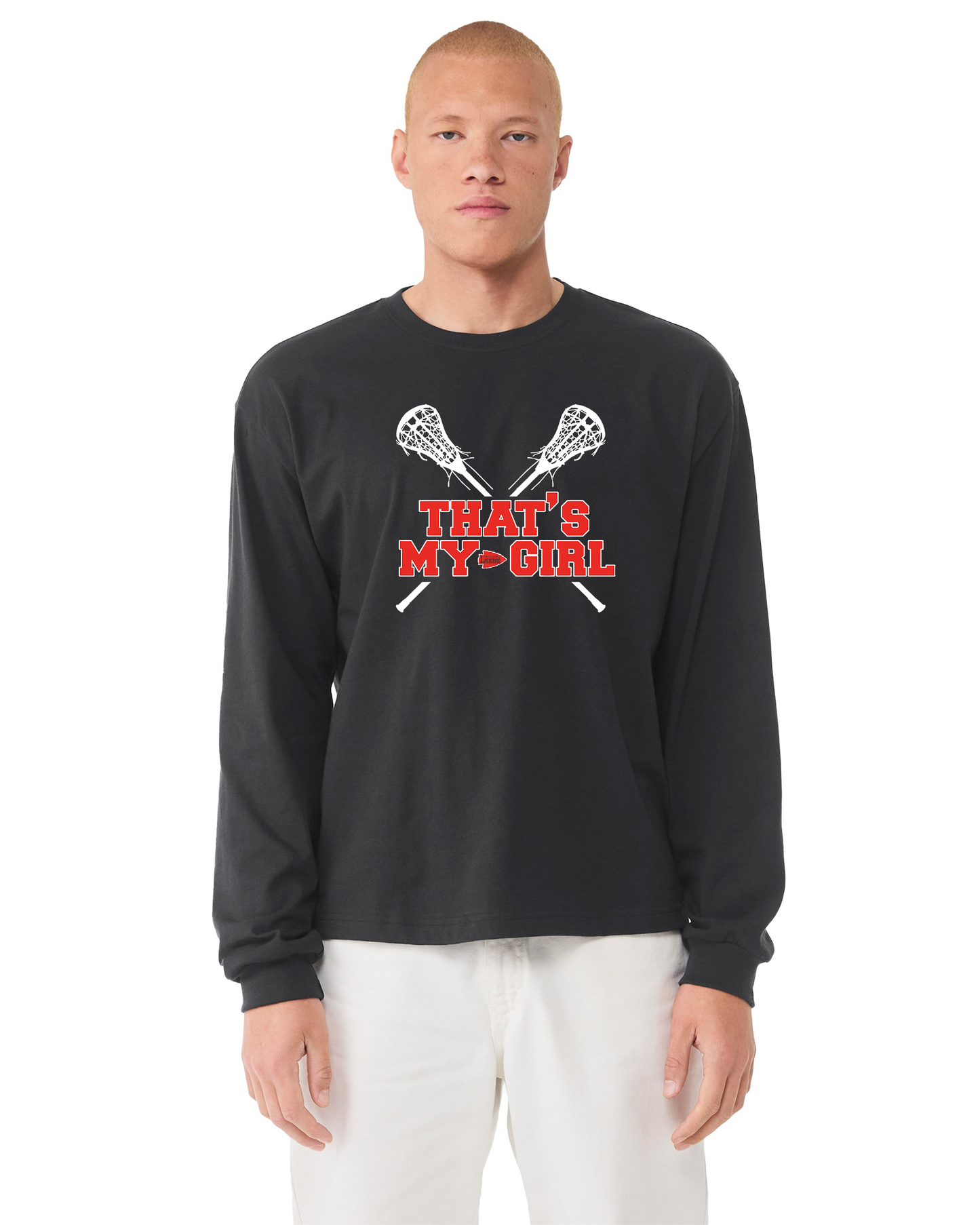 THAT'S MY GIRL - BELLA+CANVAS® 3511 Unisex 6 oz Heavyweight Long Sleeve Tee CV3511