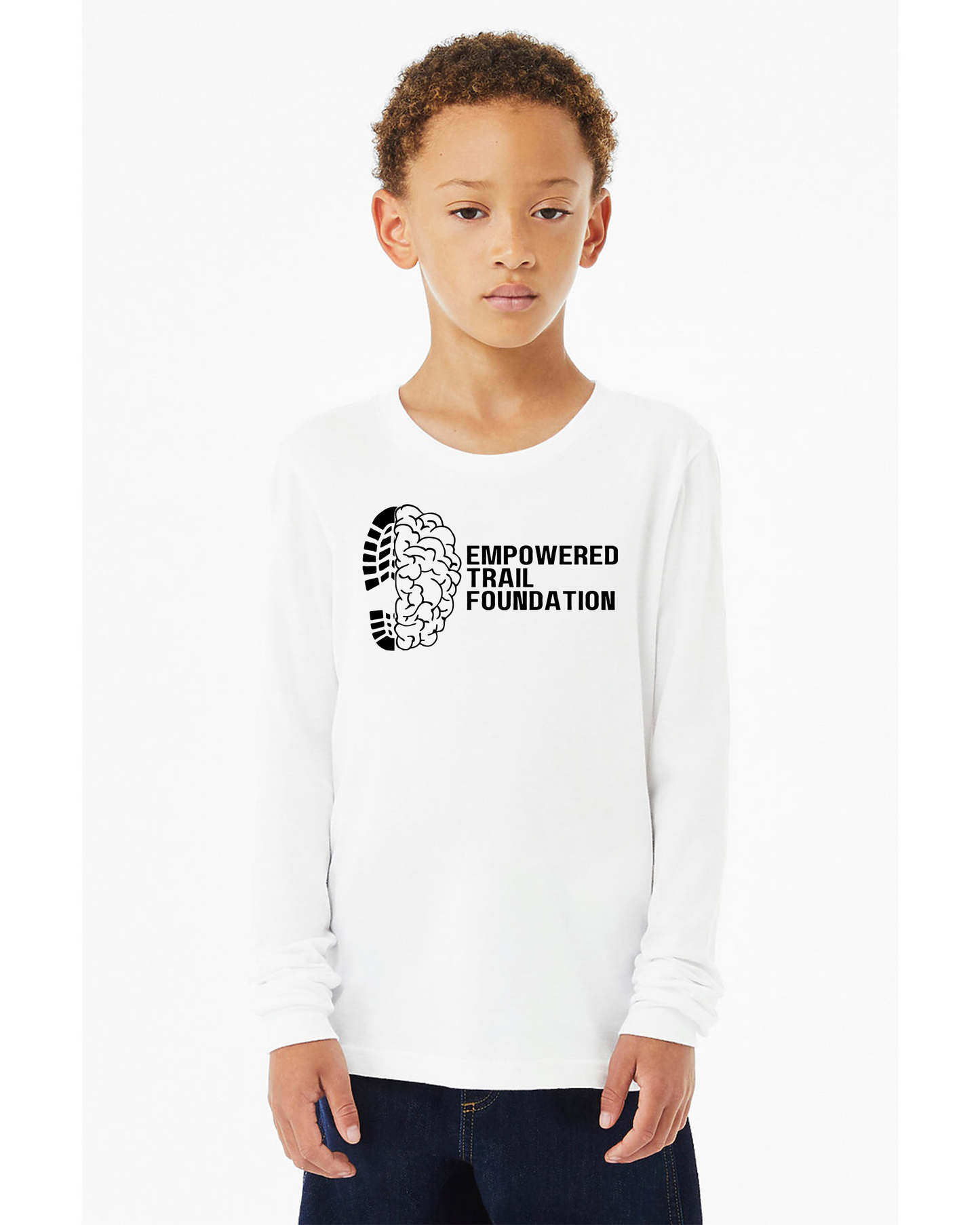 Youth BELLA+CANVAS® 3513Y Empowered Trail Foundation Triblend Long Sleeve Tee
