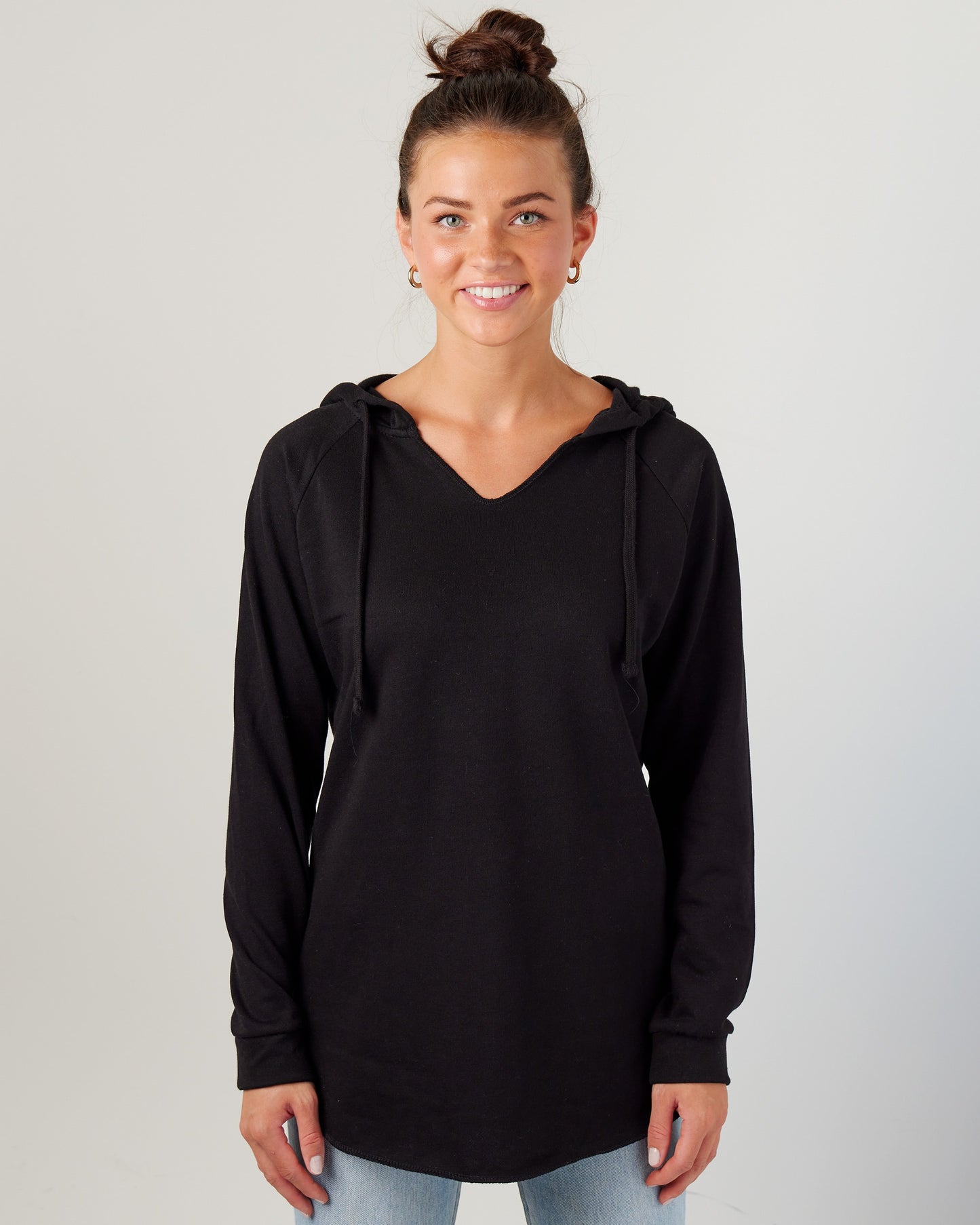 Enza® 39079 Ladies Beach Fleece Pullover Hood EZ390