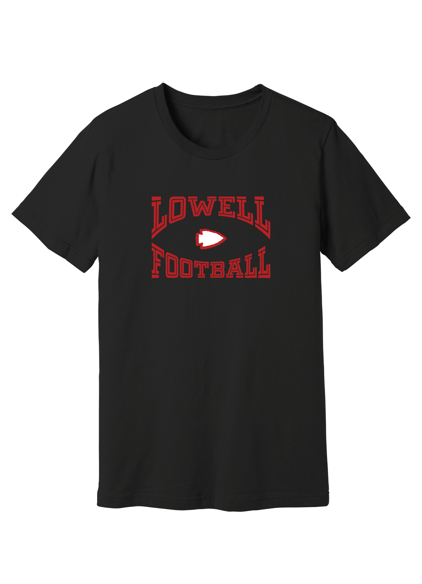 Lowell Red Arrow Football 5 T-Shirt