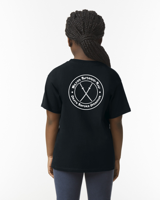 Youth Milton Bushido-Ryu Black Tee