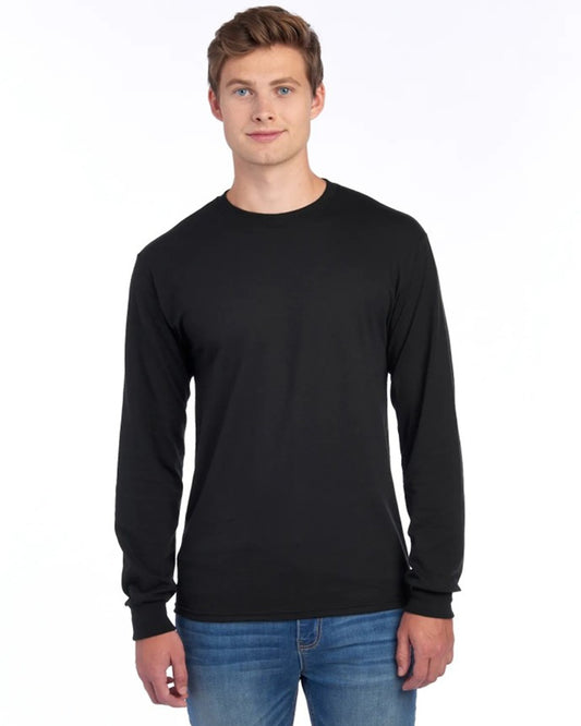 JZ182 JZ DRI-POWER® Unisex Long Sleeve T-Shirt 29LSR (Black)