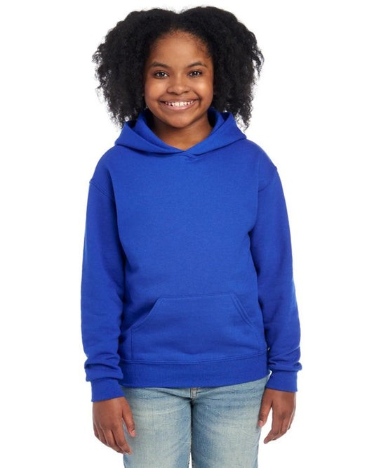 JZ344 JZ NuBlend® Youth Hooded Sweatshirt 996YR (Royal)