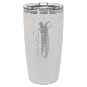 Polar Camel 20 oz. Golf Tumbler - Full Dimples and Slider Lid