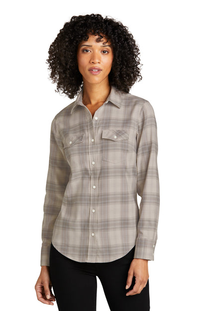 Port Authority ®  Women's Long Sleeve Ombre Plaid Shirt LW672
