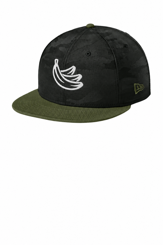 NE 407 New Era® Camo Flat Bill Snapback Cap