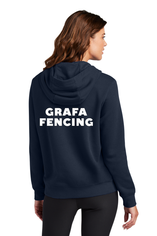 Nike Women's Club Fleece Sleeve Swoosh Pullover Hoodie NKFD9889