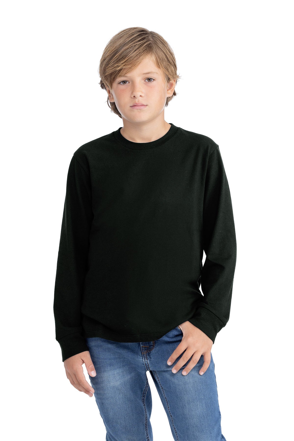 Next Level Apparel ®  Youth Cotton Long Sleeve Tee NL3311