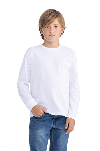 Next Level Apparel ®  Youth Cotton Long Sleeve Tee NL3311