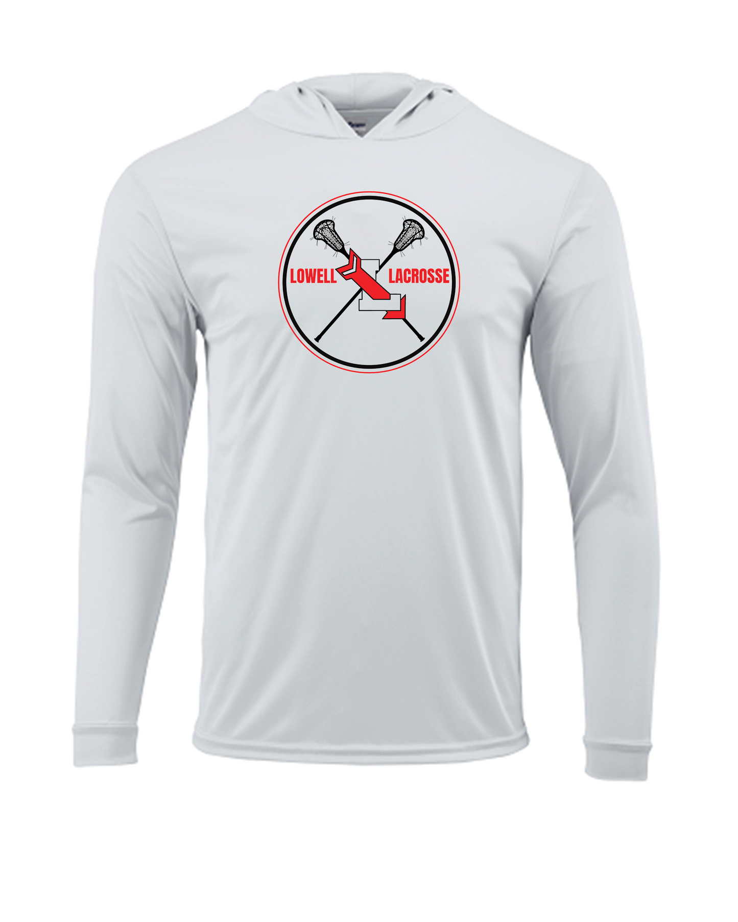 Lowell Varsity LAX - Paragon® 220 Bahama Hooded Tee PG242