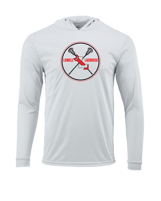 Lowell Varsity LAX - Paragon® 220 Bahama Hooded Tee PG242