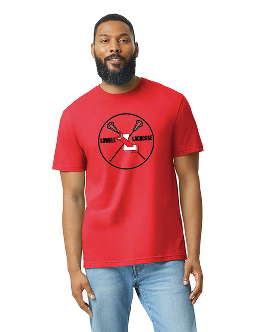 Lowell Varsity LAX - Gildan® 64000CVC Softstyle® CVC Adult T-Shirt