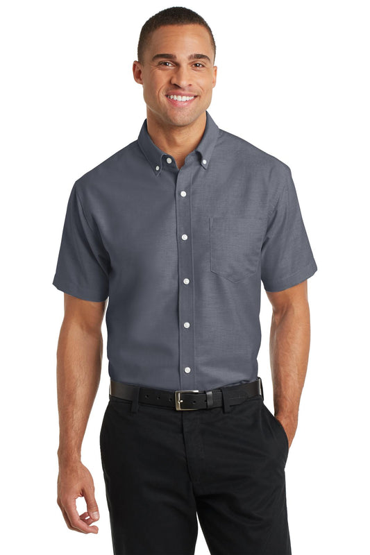Port Authority ®  Short Sleeve SuperPro ™  Oxford Shirt. S659