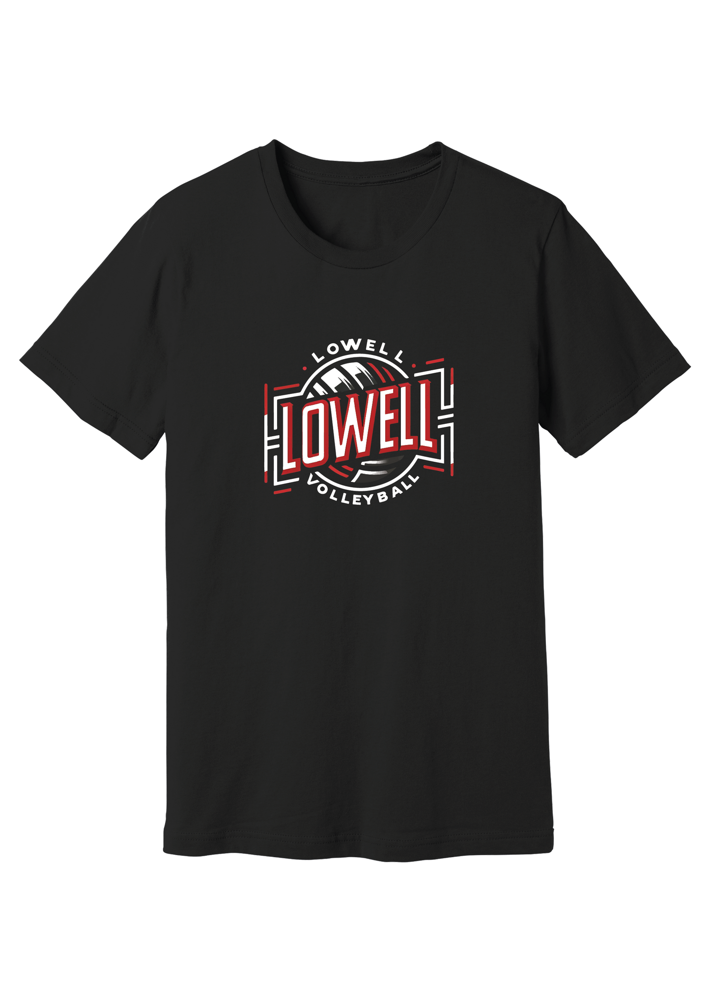 Lowell Red Arrow Volleyball 3 T-Shirt