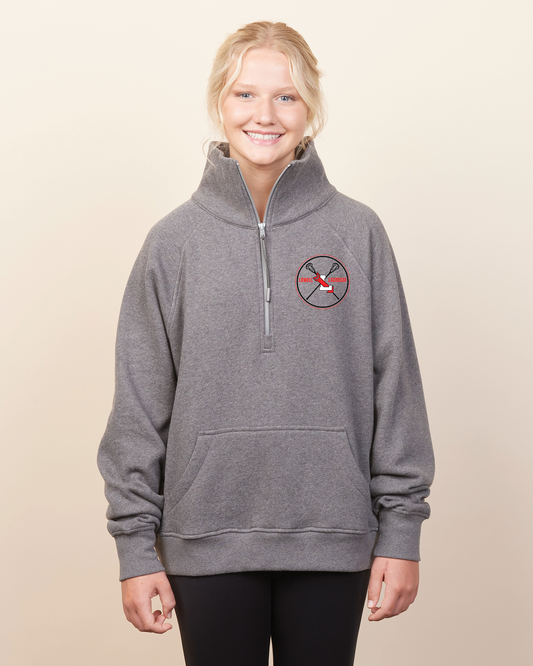 Lowell Varsity LAX - Enza® 31179 Ladies Boxy Half Zip Fleece EZ311