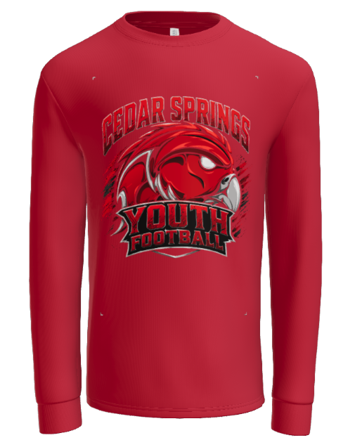 CSYF Youth JERZEES® 29LSR DRI-POWER® Unisex Long Sleeve T-Shirt