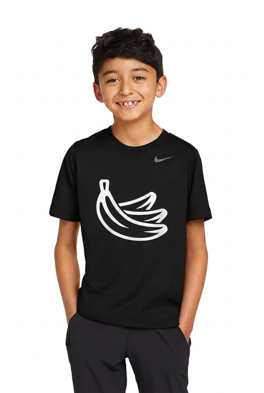 Nike youth tee with smaller Bananas logo
